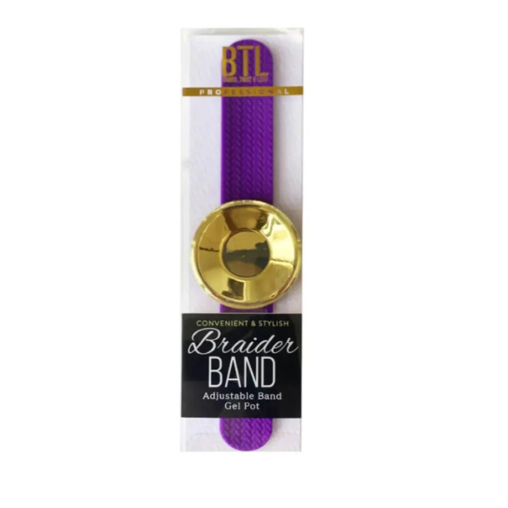 BTL BRAIDER BAND GEL POT PURPLE BAND (3/BX, 72/CS)