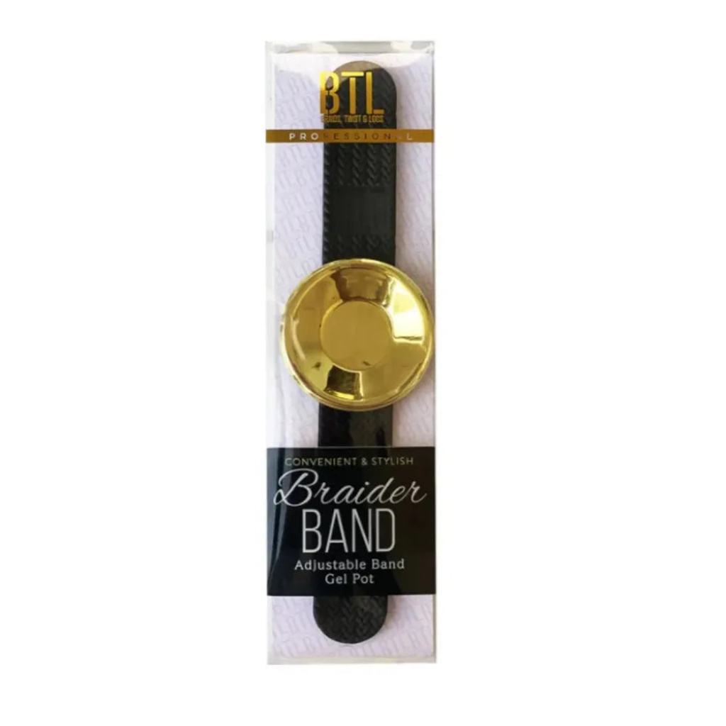 BTL BRAIDER BAND GEL POT BLACK BAND (3/BX, 72/CS)