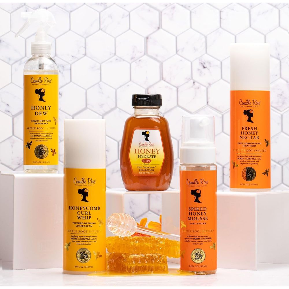 camille-rose-spiked-honey-mousse-4-in-1-hair-styler-with-nettle-root-to-nourish-and-hydrate-strands-define-curls-and-add-shine-for-all-hair-types-8-fl-oz-565445