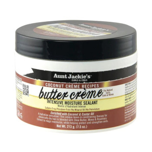 AUNT JACKIE'S COCONUT CREME MOISTURE SEALANT (7.5OZ) [BUTTER CREME] (6/CS)