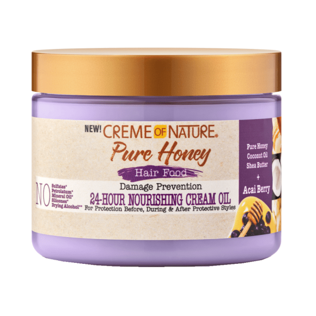 Creme of Nature: Pure Honey Nourshing Cream Oil 4.7oz