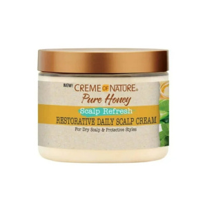 Creme of Nature:Pure Honey Scalp Refresh Restorative Daily Scalp Cream 4.76oz
