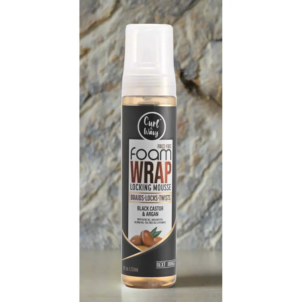 curl-wavy-foam-wrap-locking-mousse-3-unique-variants-olive-avocado-black-castor-argan-pomegranate-cherry-blossom-8oz-153932
