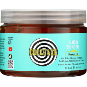 CURLDAZE GLOSSY SHINE GEL 12 Oz