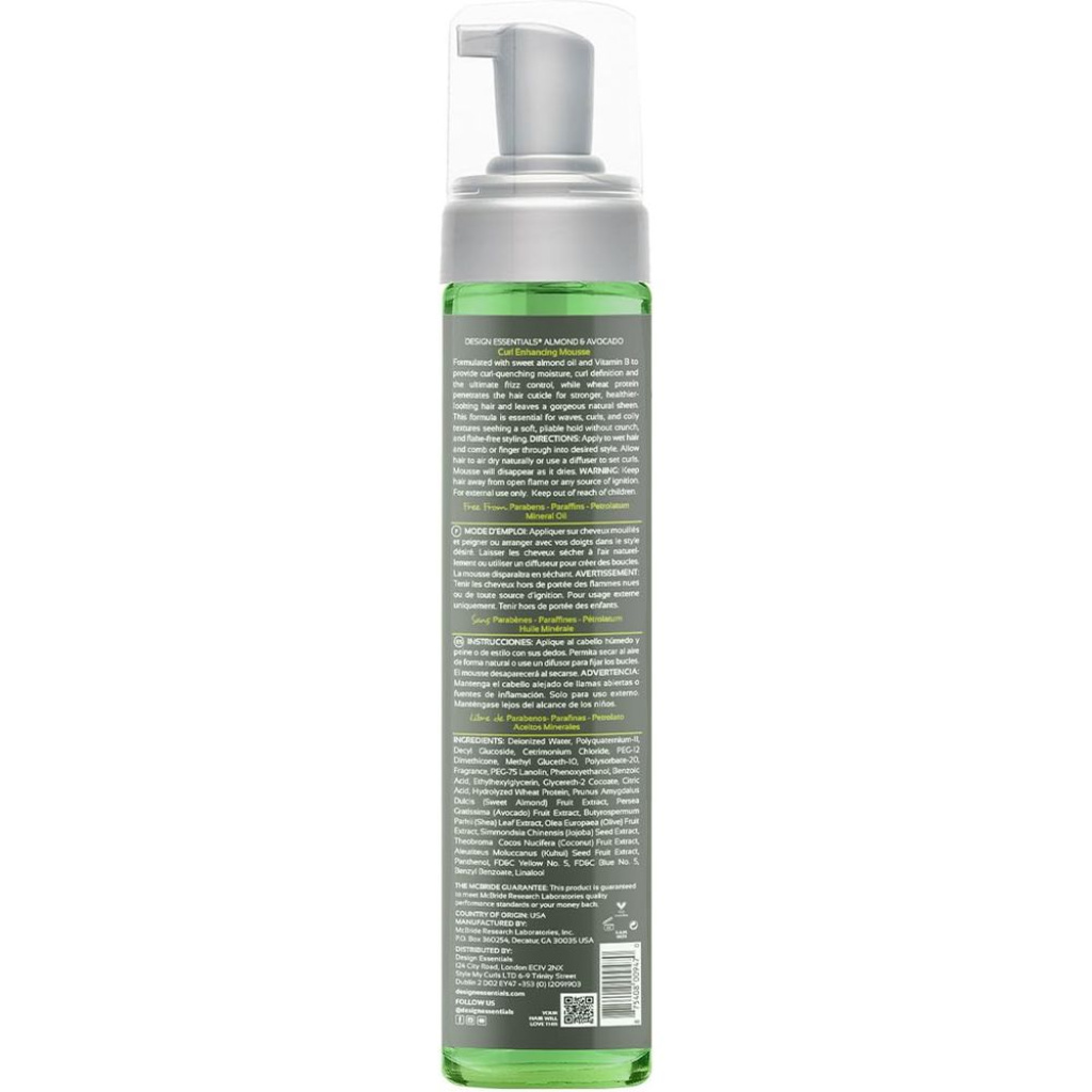 Almond Avocado Curl Enhancing Mousse 10 Oz