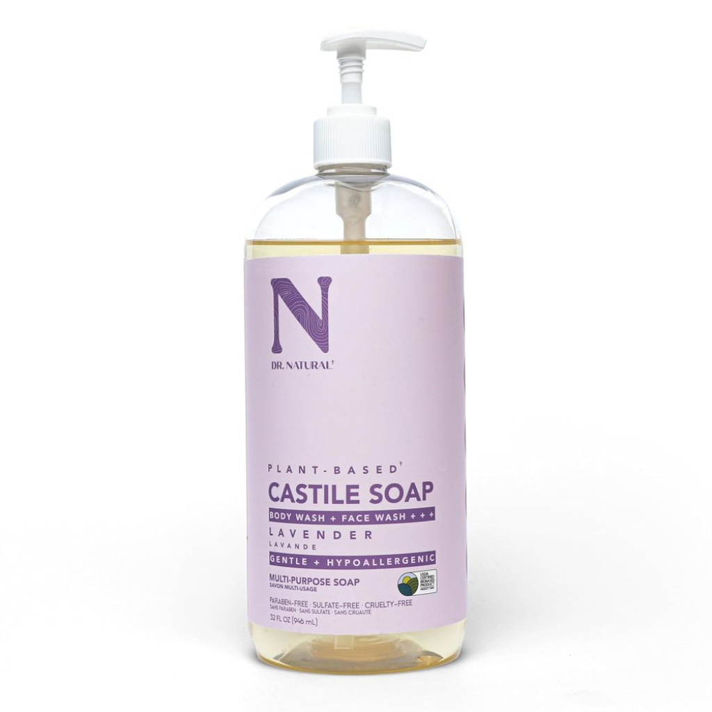 DR. NATURAL CASTILE LIQ SOAP LAVENDER 32 OZ