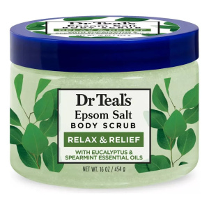 DR TEAL'S BODY SCRUB EUCALYPTUS 16OZ JAR