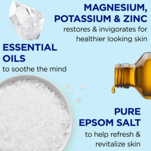 Dr Teal's Body Wash With Pure Epsom Salt by Dr Teal's Coconut Oil Body Wash to Nourish & Protect Skin 24 oz for Women