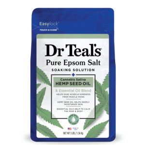 DR TEAL'S EPSOM SALT SOAKING HEMP SEED 3LBS