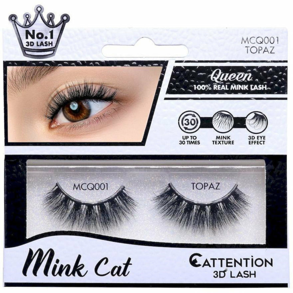 Turquoise - Queen Mink Cat 3D Lashes