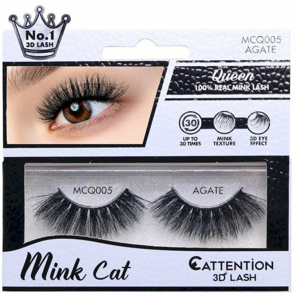 Agate - Queen Mink Cat 3D Lashes