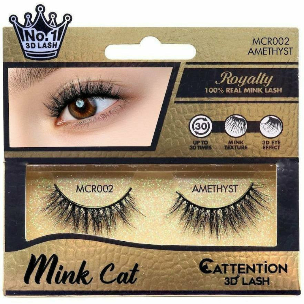 Amethyst - Royalty Mink Cat 3D Lashes