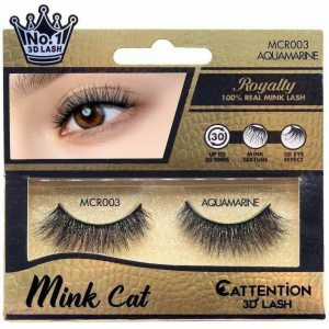 Aquamarine - Royalty Mink Cat 3D Lashes