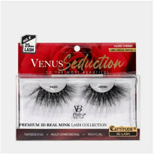 Venus Seduction 25mm Real Mink 3D Lashes - CHERISH