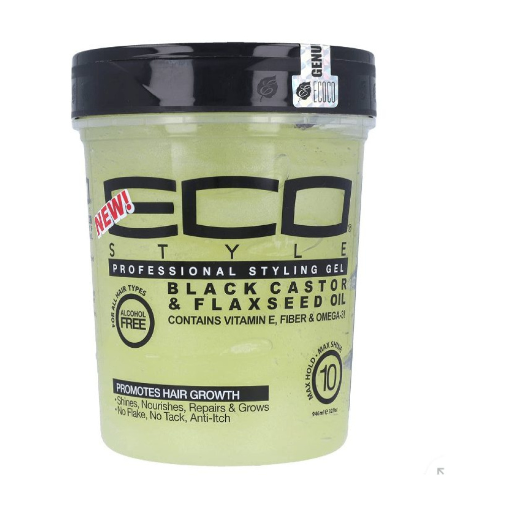 Eco Style Black Castor & Flaxseed Oil Styling Gel