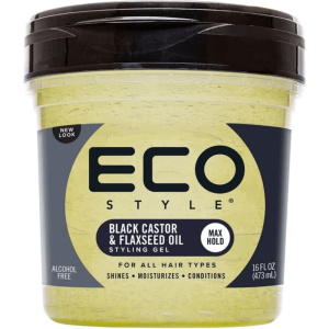 ECO-STYLE GEL BLACK CASTOR (16OZ) (6/CS)