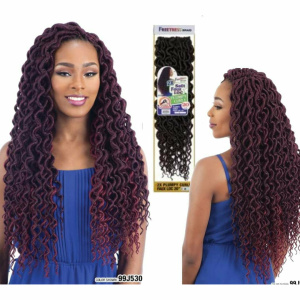 FreeTress: 2X Plumpy Curly Faux Loc 20" Crochet Braids