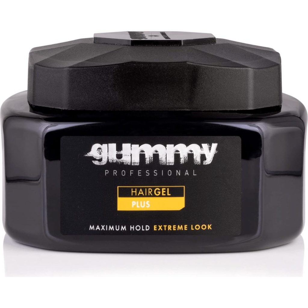 GUMMY HAIR GEL 17OZ [PLUS] (24/CS) YELLOW