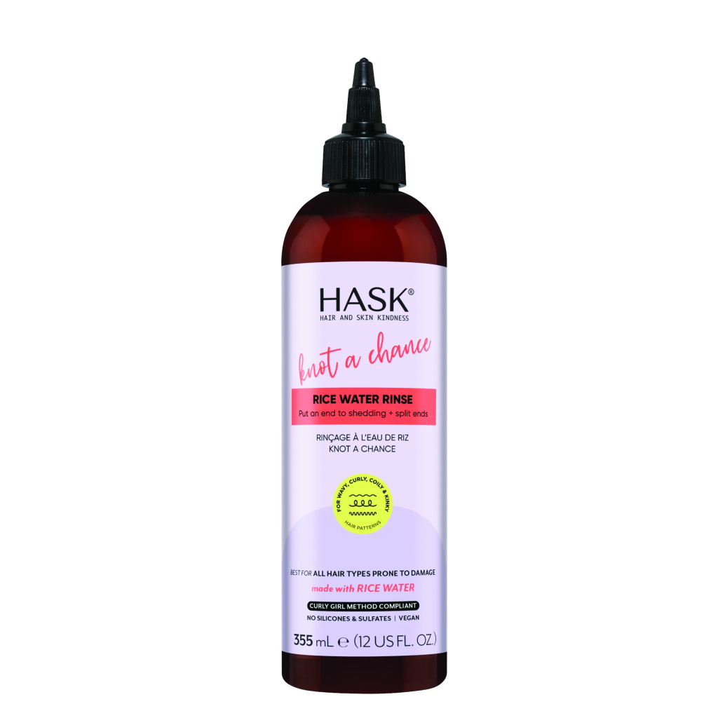 HASK KNOT A CHANCE RICE WATER RINSE 12OZ