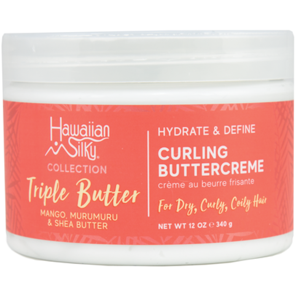 Hawaiian Silky: Triple Butter Hydrate & Define Curling Buttercreme 12oz