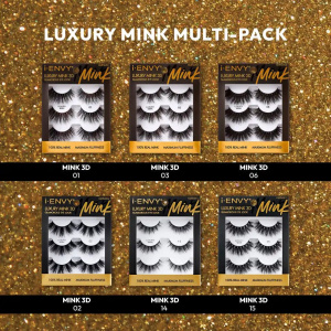 I-ENVY Luxury Mink Strip Lashes Multi Pack