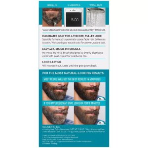 JUST FOR MEN MUSTACHE & BEARD COLOR [DARK BROWN] [M105](12/CS)