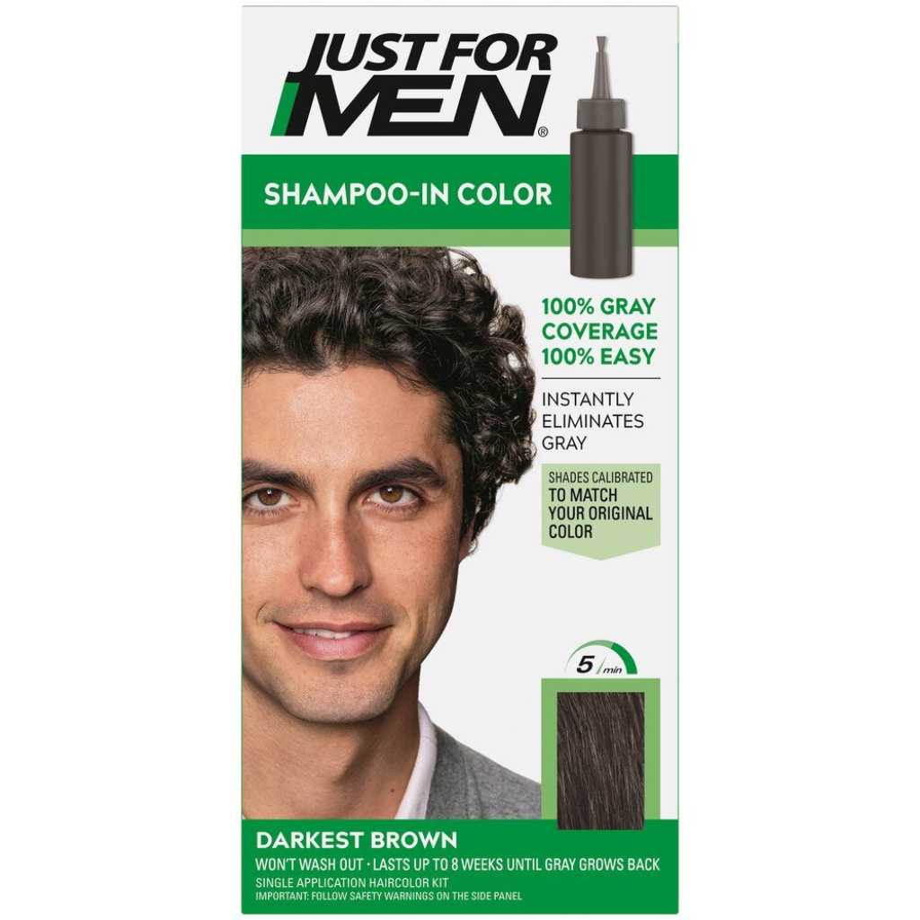 JUST FOR MEN HAIR COLOR [DARKEST BROWN] [H105](12/CS)