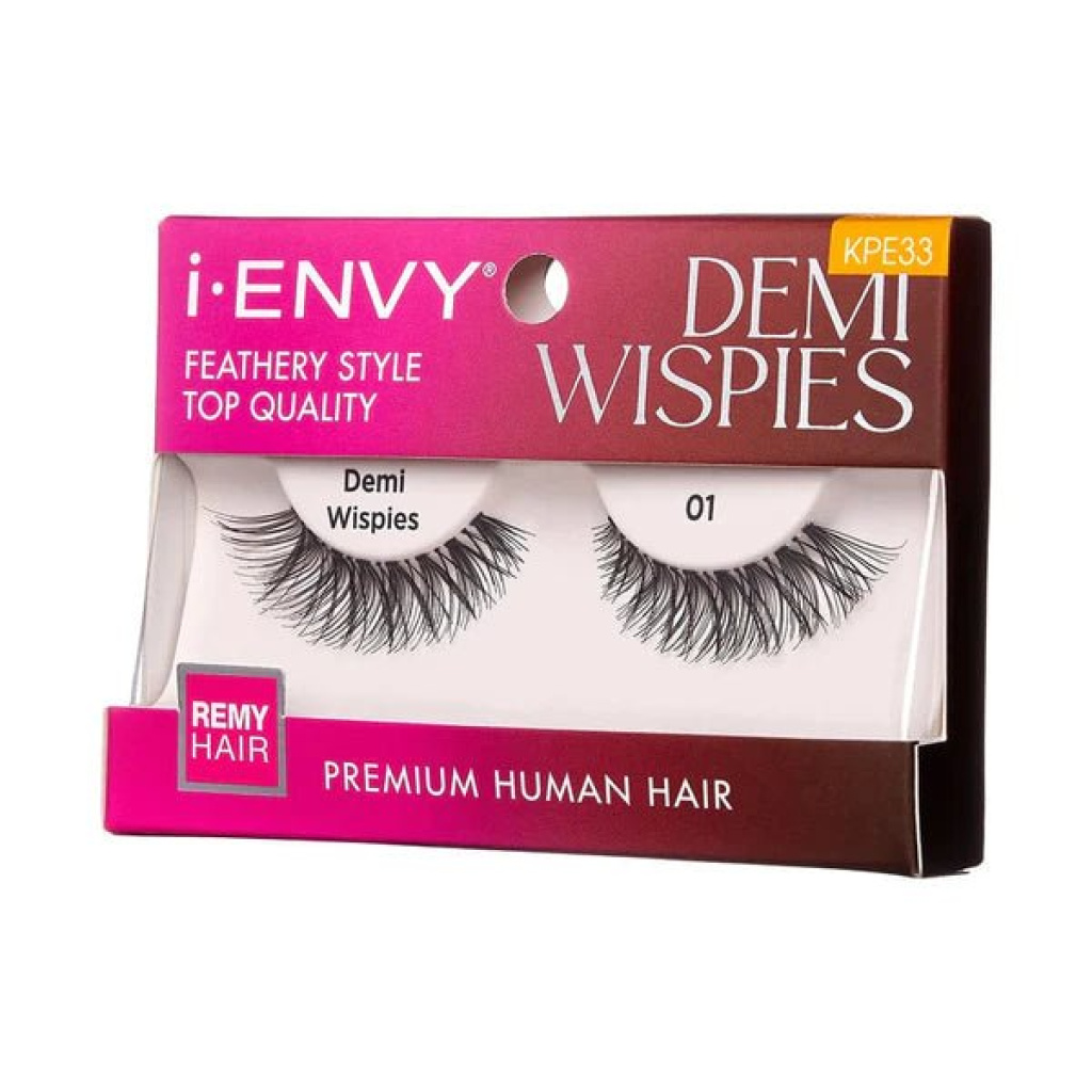 I-ENVY Demi Wispies Premium Human Hair Strip Lashes