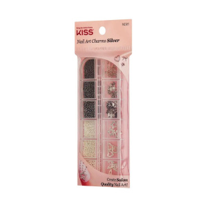 KISS Nail Art Charms Kit – 3D Nail Decorations & Charms for Gel, Acrylic & Press-On Nails