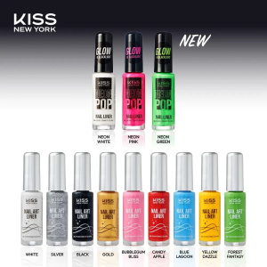 Kiss New York Precision Brush Nail Art Liner – Perfect for Fine Detailing