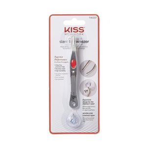 Kiss New York Slant Tip Tweezer with Suction Cup