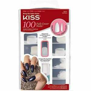 KISS: 100 Long Stiletto Full-Cover Nail Kit #66007