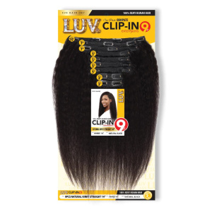 EVE KINKY STRAIGHT 9 PCS CLIP-IN 14"