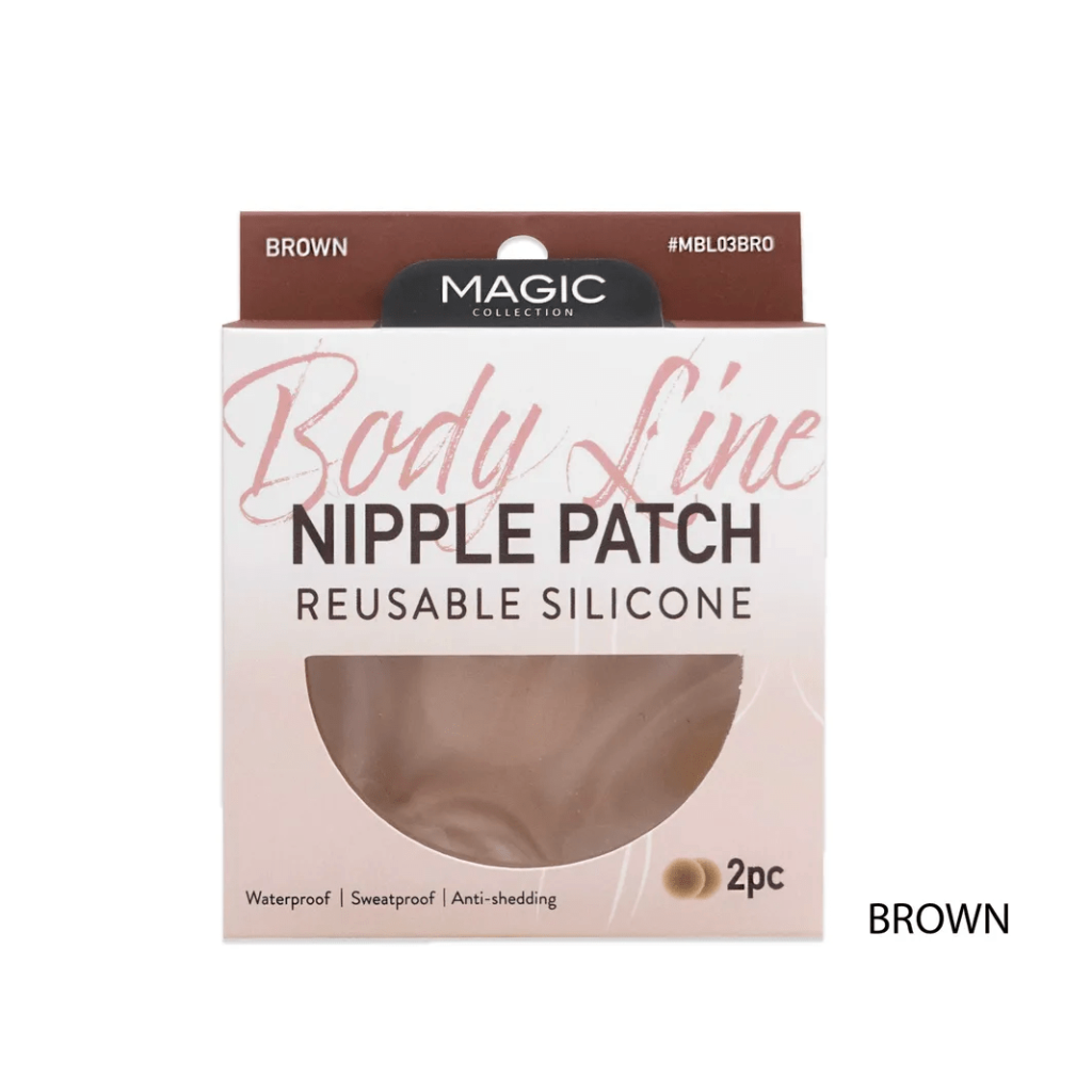NIPPLE PATCH (REUSABLE SILICONE) BROWN