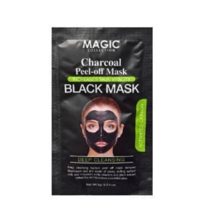 BLACK CHARCOAL MASK POUCH (24PC/DS/64DS/CS)