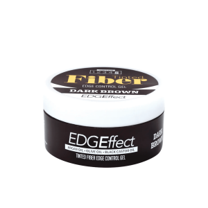 EDGEFFECT TINTED FIBER EDGE GEL DARK BROWN (3.38OZ) (6/DS)(96PC/CS)