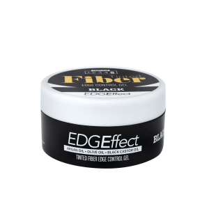 EDGEFFECT FIBER TINTED EDGE GEL (BLACK) (1OZ) (12/48/144/CS)