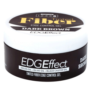 EDGEFFECT FIBER TINTED EDGE GEL DARK BROWN (1OZ) (12/48/288/CS)
