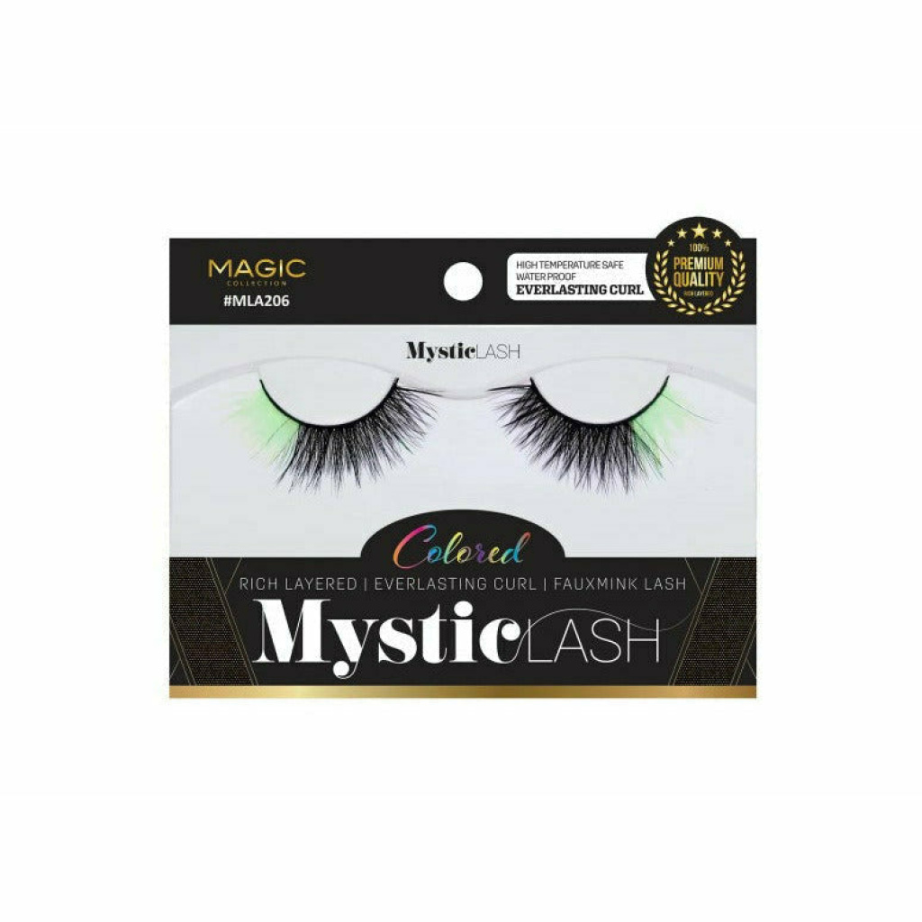 MYSTIC **COLORED** EYE LASH (206) 288/CS **LIME**