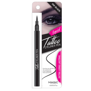 PENCIL TATTOO EYELINER (BLACK)(12PC/12DS/CS)