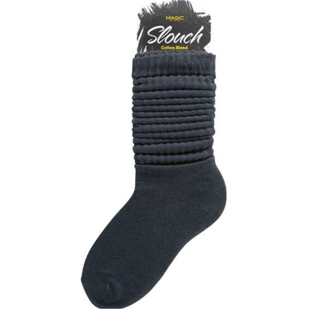 LADIES SLOUCH SOCKS BLACK (15DZ/CS)