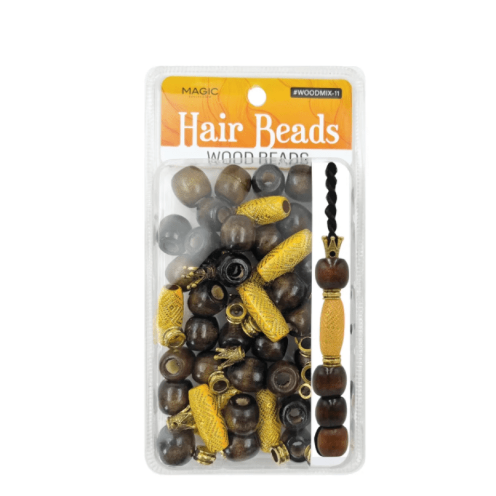 WOOD BEAD MIX DESIGN-11 (12DZ/CS)