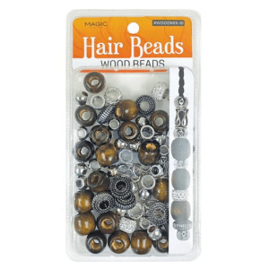 WOOD BEAD MIX DESIGN-10 (12DZ/CS)