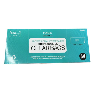 DISPOSABLE CLEAN BAG (M) 200/BOX 5.5"X12.5"