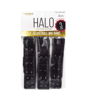 HALO 3PC SIZE ADJUSTABLE WIG BAND 3CM