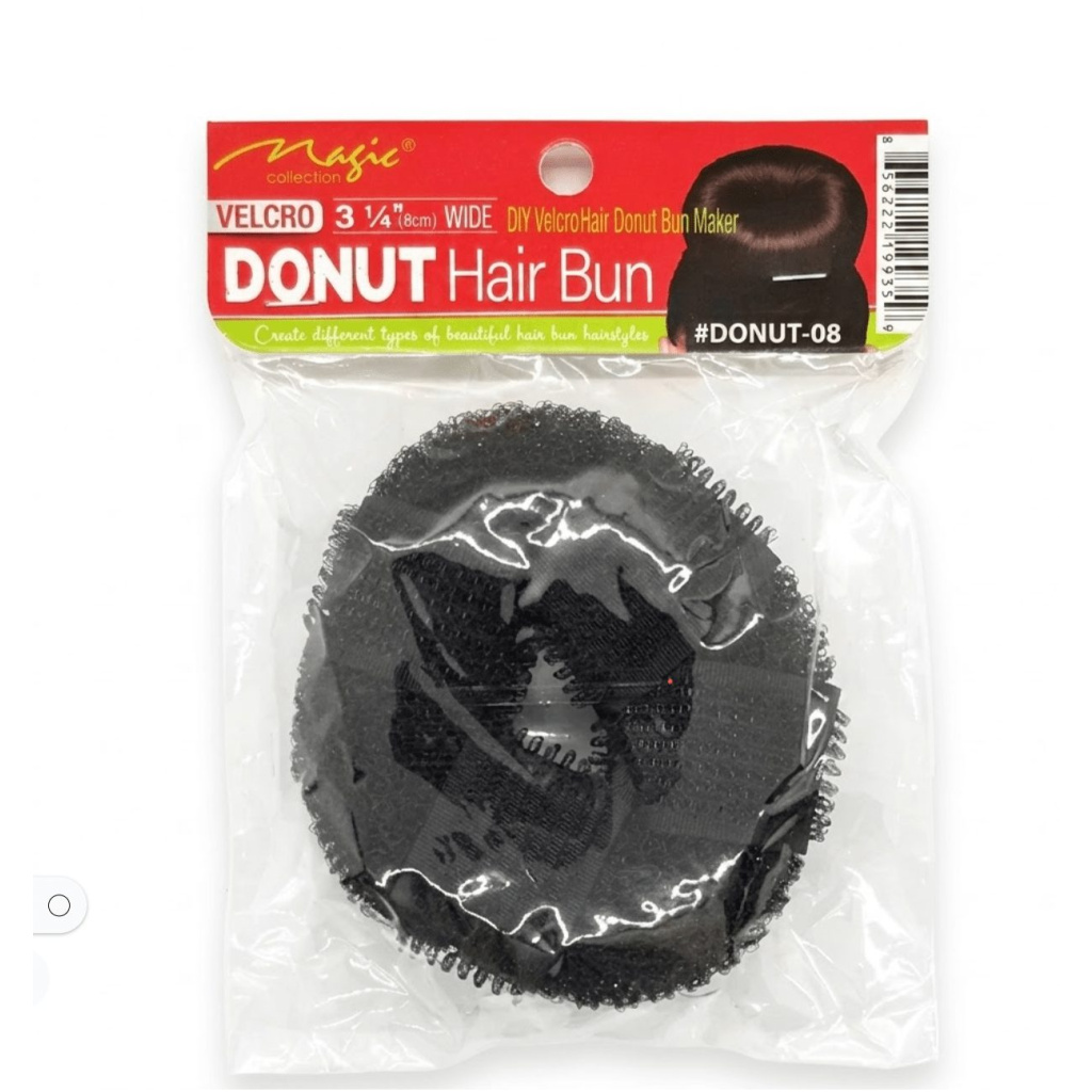 HAIR BURN (DONUT 8CM) BLACK(24DZ/CS)(HA58)