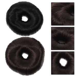 HAIR BURN (DONUT 12CM) BLACK(24DZ/CS)(HAI025)