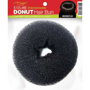 HAIR BURN (DONUT 14CM) BLACK(24DZ/CS)