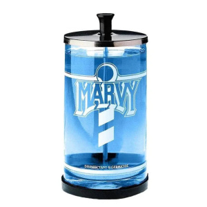 WILLIAM MARVY #6 MANICURIST DISINFECT JAR [GLASS] 25OZ (12/CS)