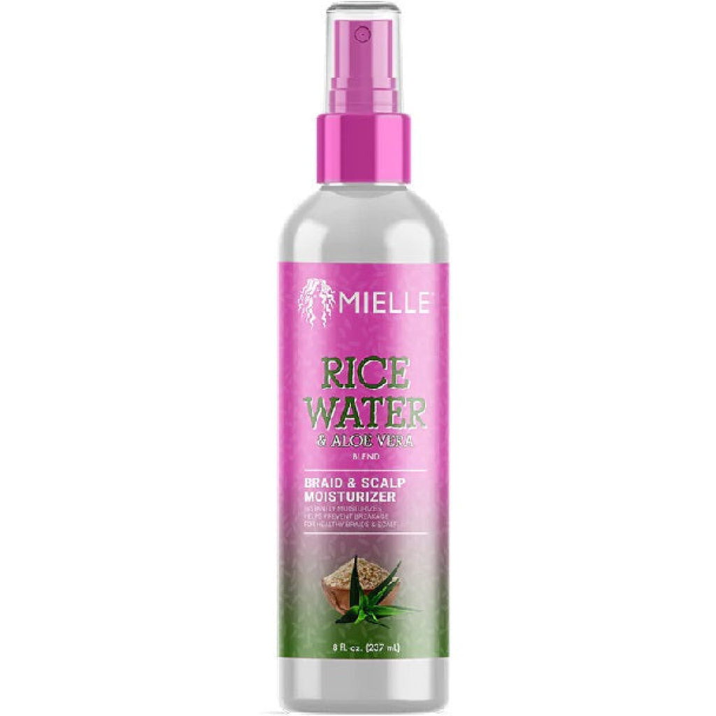 Mielle Organics: Rice Water & Aloe Vera Braid & Scalp Moisturizer 8oz